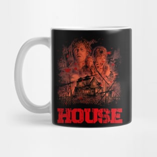 Step Inside The Haunted House Vintage Film Tribute T-Shirt Mug